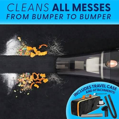 12V High Power Handheld Car Vacuum with 16Ft Cord, Attachments & Bag - A-1 Thread Vault