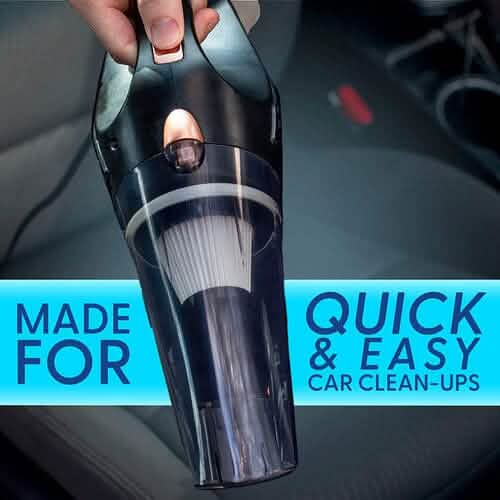 12V High Power Handheld Car Vacuum with 16Ft Cord, Attachments & Bag - A-1 Thread Vault