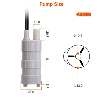 12V Submersible Water Pump - A-1 Thread Vault