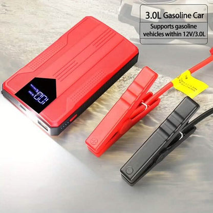 12V Ultra-Portable Car Battery Jump Starter with Advanced Smart Clip & Intuitive LCD Display - A-1 Thread Vault