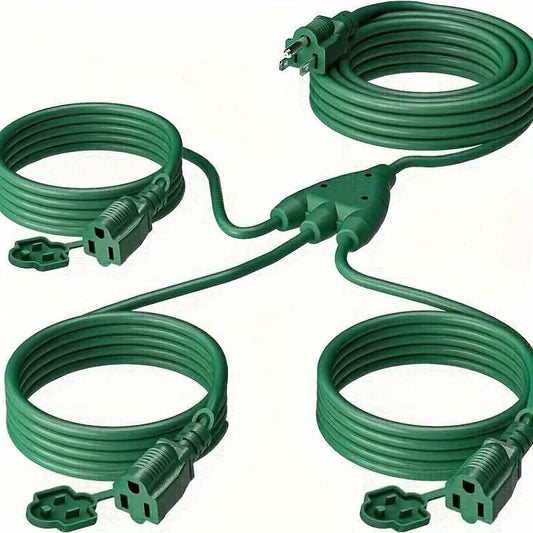 13 Ft. Stright 1 to 3 Splitter Extension Cord - A-1 Thread Vault