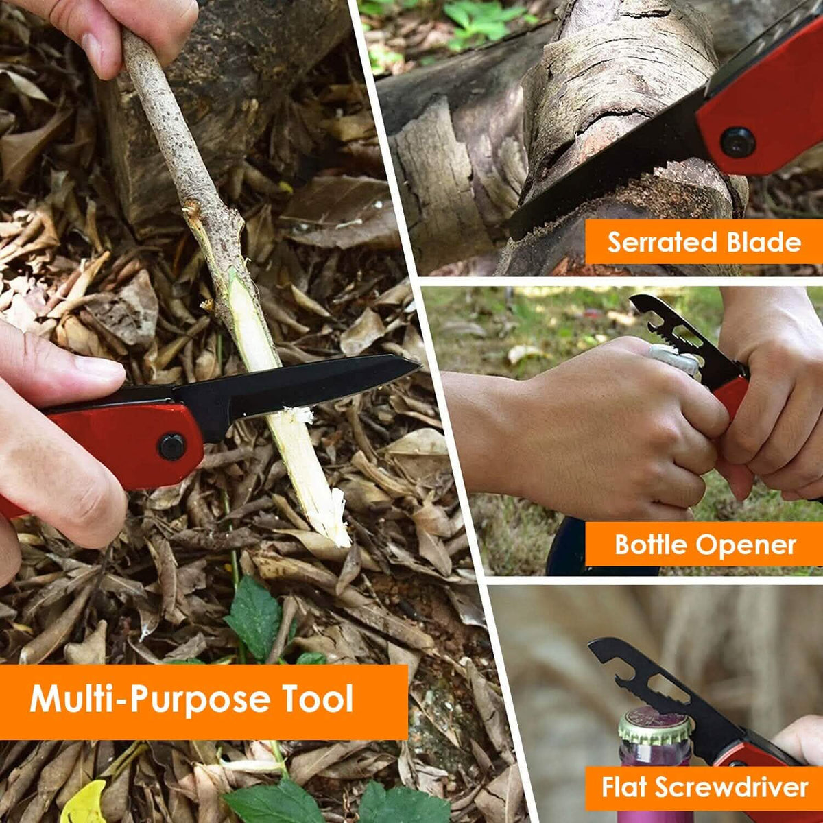 13-in-1 Multi-tool Hammer Camping Survival Tool - A-1 Thread Vault