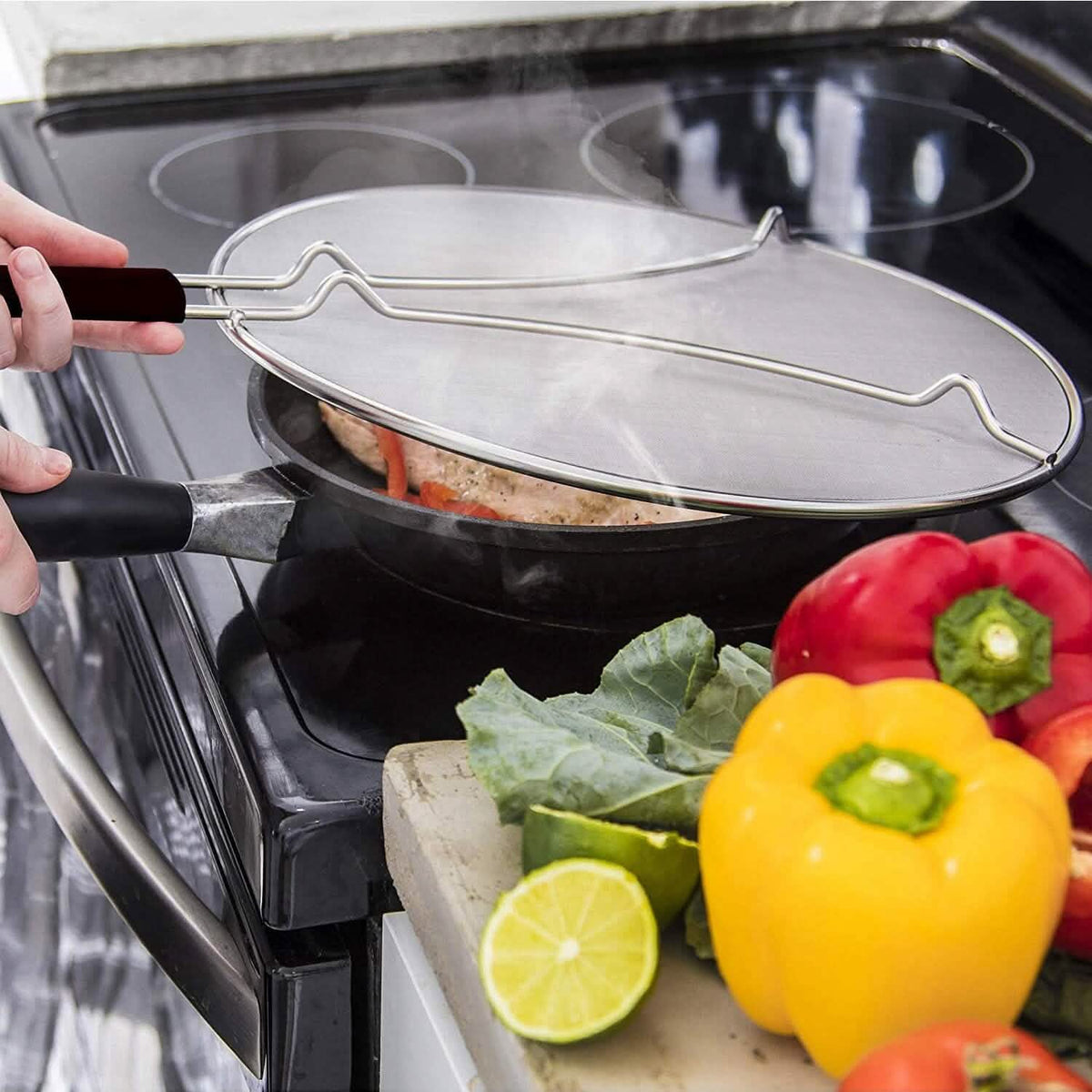 13-Inch Stainless Steel Grease Splatter Screen - A-1 Thread Vault