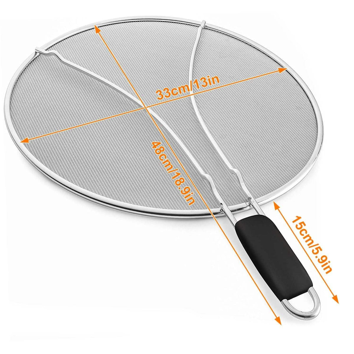 13-Inch Stainless Steel Grease Splatter Screen - A-1 Thread Vault