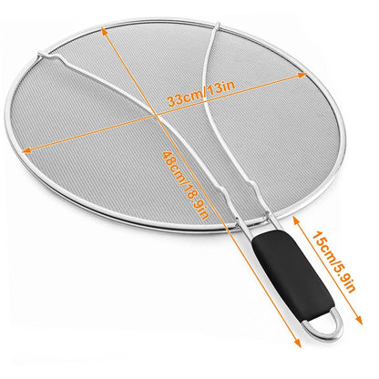13-Inch Stainless Steel Grease Splatter Screen - A-1 Thread Vault