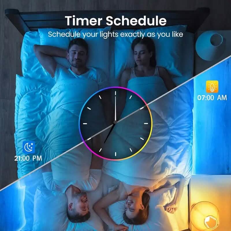 130 Ft. RGB 24V Led Strip Lights with App Controlled Remote - A-1 Thread Vault