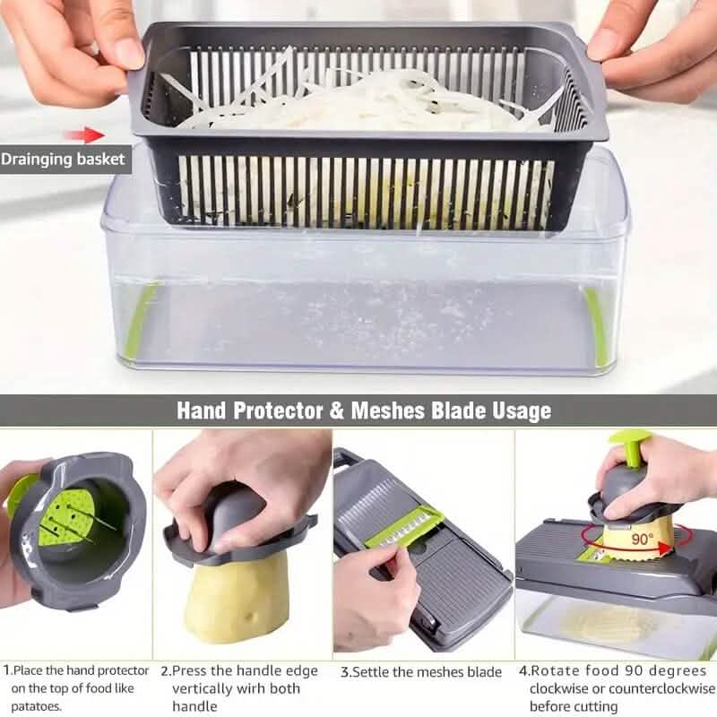 14-in-1 Kitchen Vegetable Chopper - A-1 Thread Vault