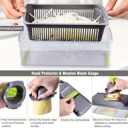 14-in-1 Kitchen Vegetable Chopper - A-1 Thread Vault