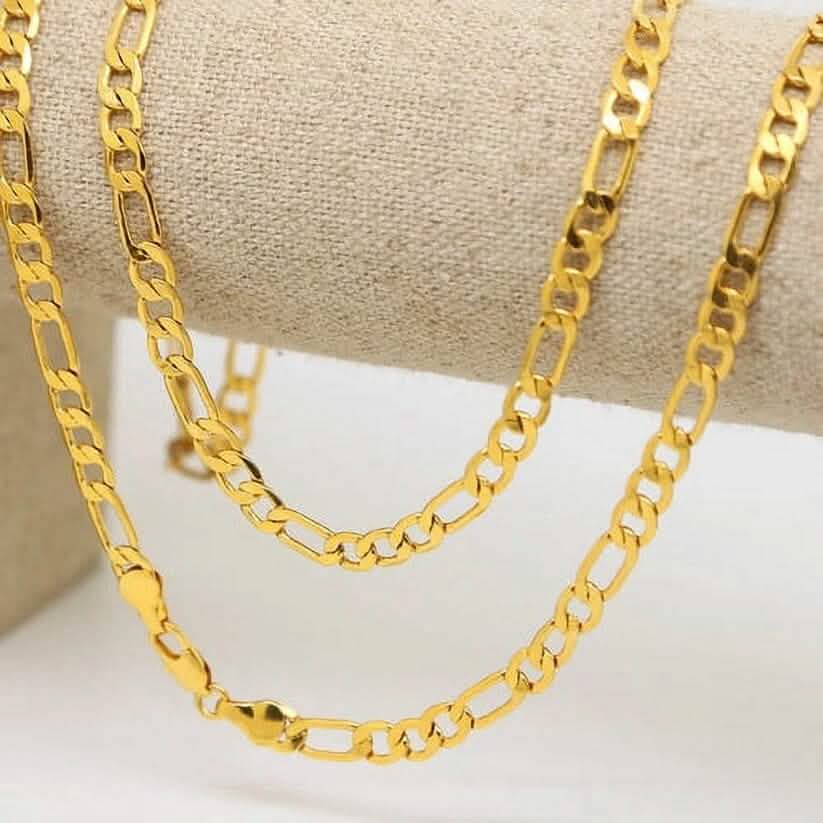 14K 24" Gold Filled Figaro Chain - A-1 Thread Vault