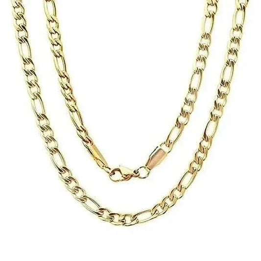 14K Gold Filled Figaro Necklace 20" Unisex - A-1 Thread Vault