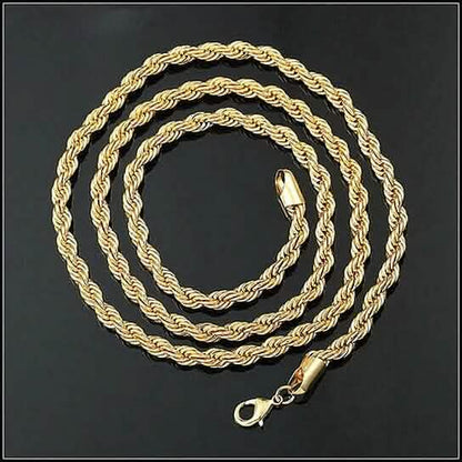 14k Gold Filled Rope Chain - A-1 Thread Vault