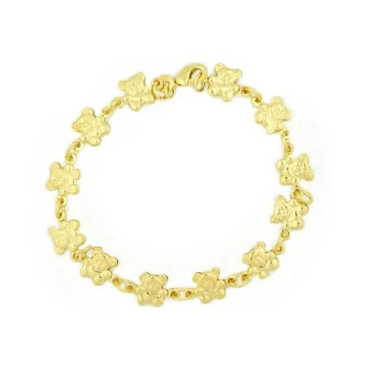 14k Gold Teddy Bracelet 7.5 " - A-1 Thread Vault