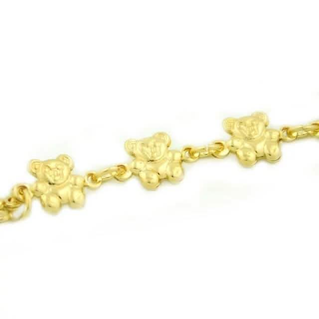 14k Gold Teddy Bracelet 7.5 " - A-1 Thread Vault