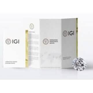 14K White Gold Studs IGI Certified Diamond Earrings Round 1.80 Ct Lab Grown - A-1 Thread Vault