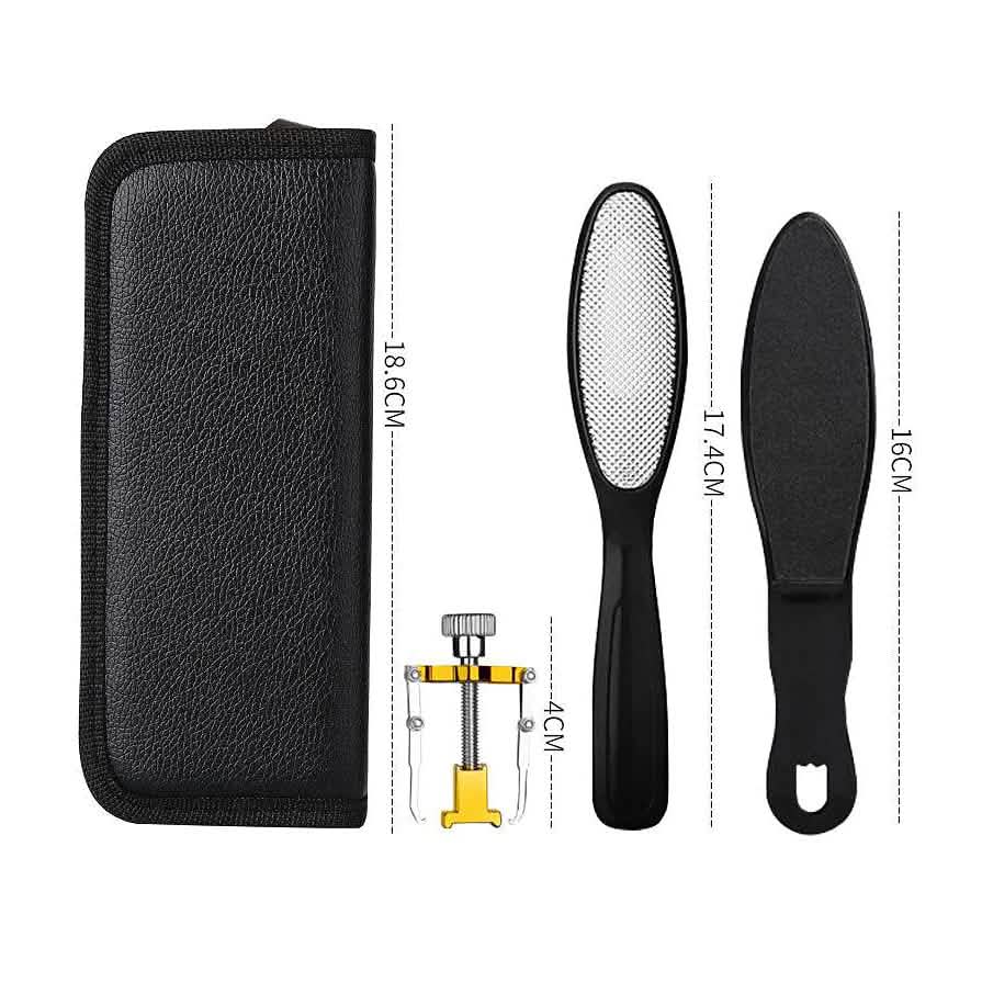 15-Piece: Nail Clipper Pedicure Set - A-1 Thread Vault