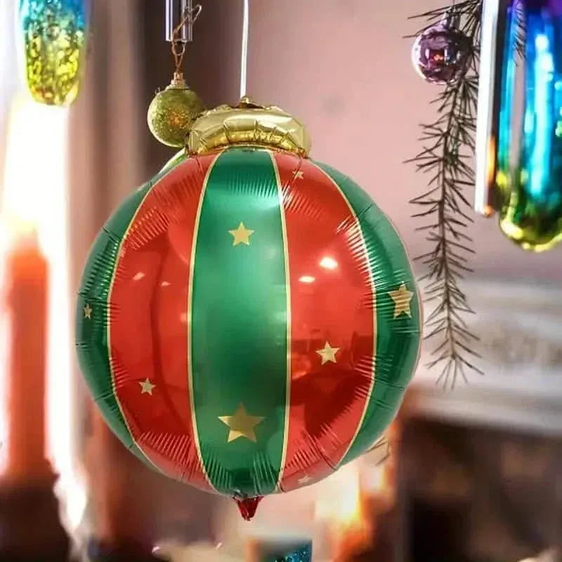 15-Pieces: Giant Shatterproof Christmas Hanging Ball Decorations - A-1 Thread Vault