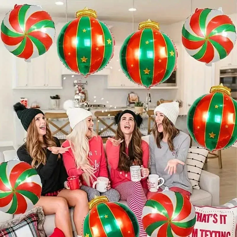 15-Pieces: Giant Shatterproof Christmas Hanging Ball Decorations - A-1 Thread Vault