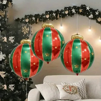 15-Pieces: Giant Shatterproof Christmas Hanging Ball Decorations - A-1 Thread Vault