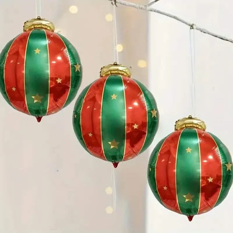 15-Pieces: Giant Shatterproof Christmas Hanging Ball Decorations - A-1 Thread Vault