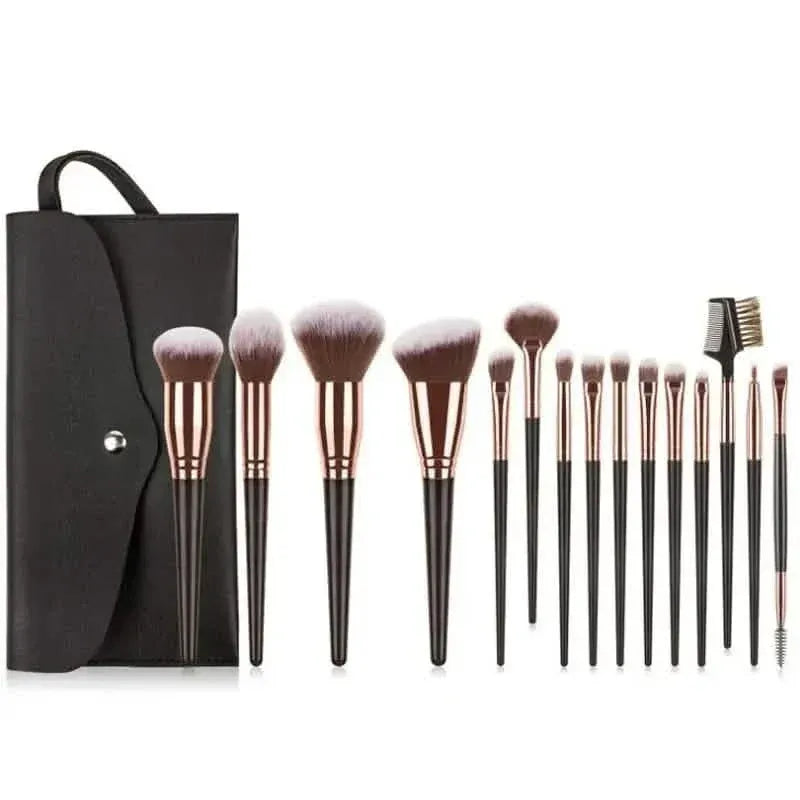 15-Pieces Set: Professional Makeup Brush - A-1 Thread Vault