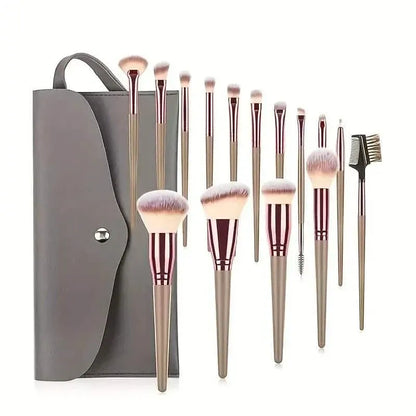 15-Pieces Set: Professional Makeup Brush - A-1 Thread Vault