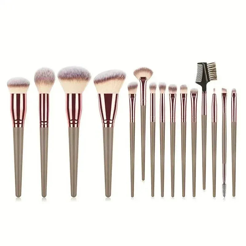 15-Pieces Set: Professional Makeup Brush - A-1 Thread Vault