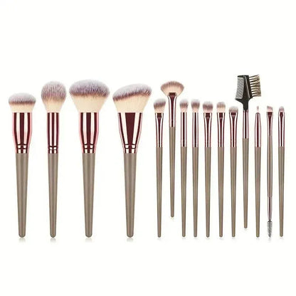15-Pieces Set: Professional Makeup Brush - A-1 Thread Vault