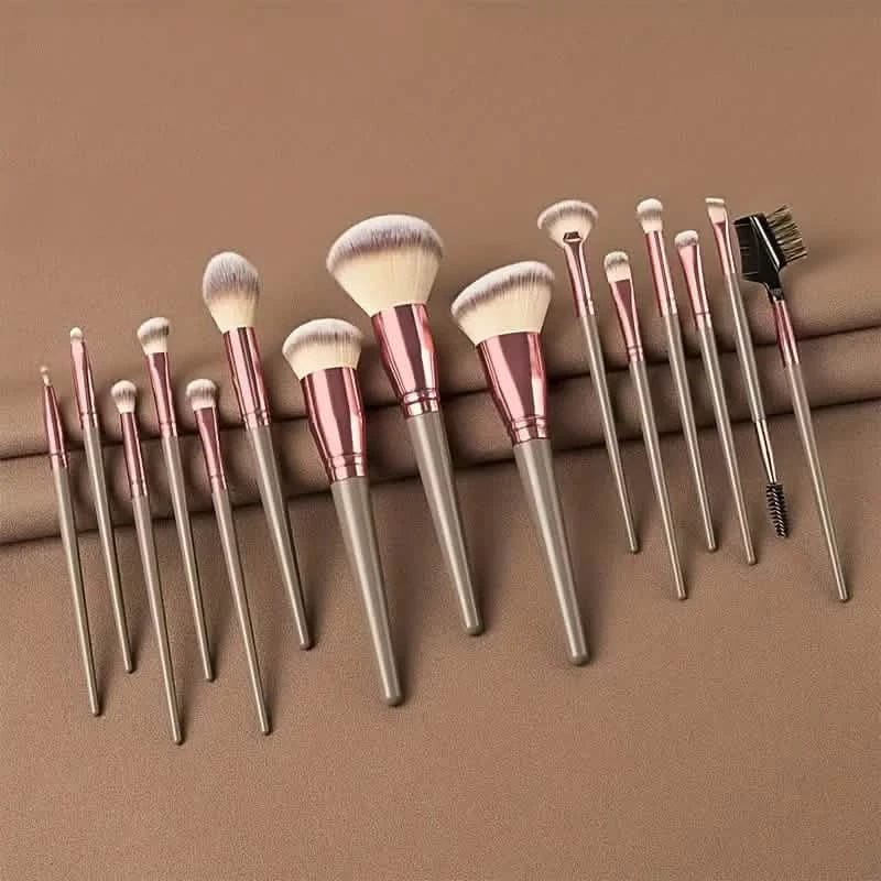 15-Pieces Set: Professional Makeup Brush - A-1 Thread Vault