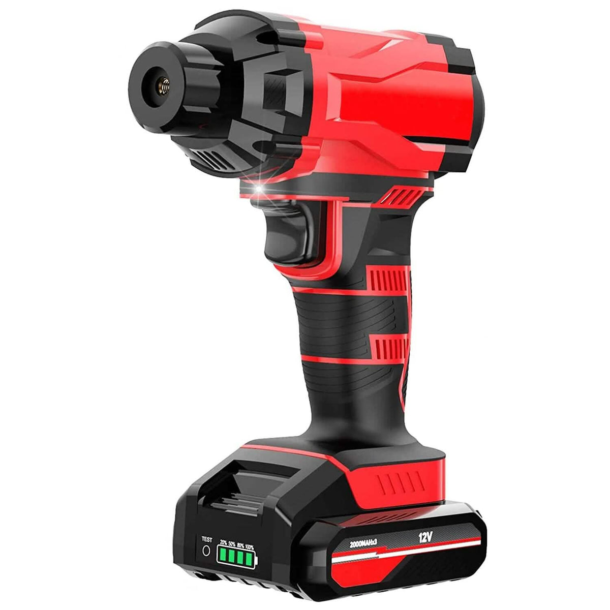 150 PSI 12V Portable Cordless Tire Pump 6000mAh Rechargeable with LED Light - A-1 Thread Vault