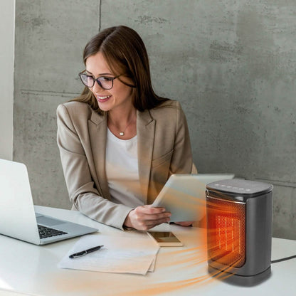 1500W Electric Space Heater Ceramic Heater Fan with 3 Modes Remote Control Digital Display - A-1 Thread Vault