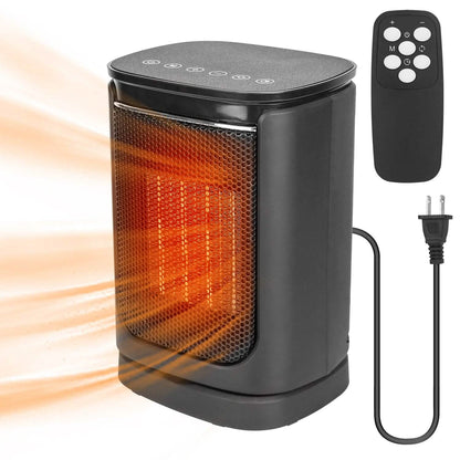 1500W Electric Space Heater Ceramic Heater Fan with 3 Modes Remote Control Digital Display - A-1 Thread Vault