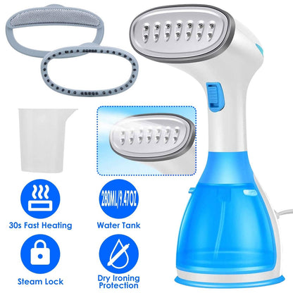 1500W Portable Handheld Clothes Steamer with 2 Brush - A-1 Thread Vault