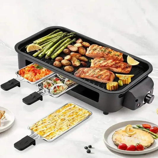 1500W Smokeless Electric Indoor Grill with Removable Non-Stick Plate - A-1 Thread Vault