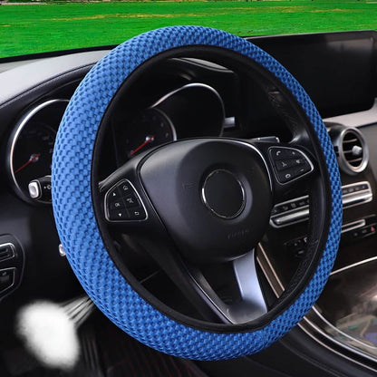 Breathable Comfortable Non-slip Mesh Steering Wheel Cover - A-1 Thread Vault