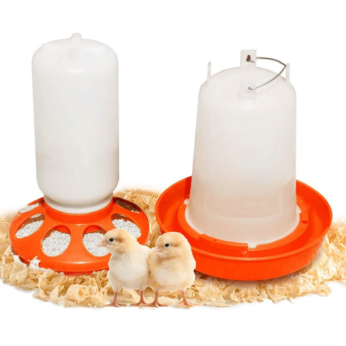 1.5L Chicken Feeder Adjustable Height Waterer Set - A-1 Thread Vault