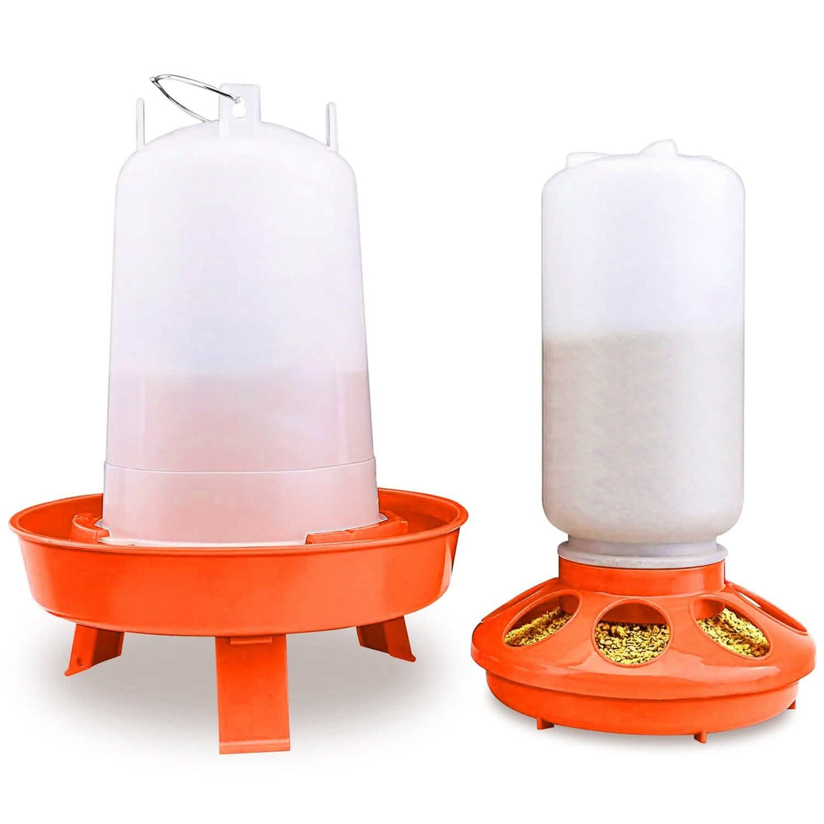 1.5L Chicken Feeder Adjustable Height Waterer Set - A-1 Thread Vault