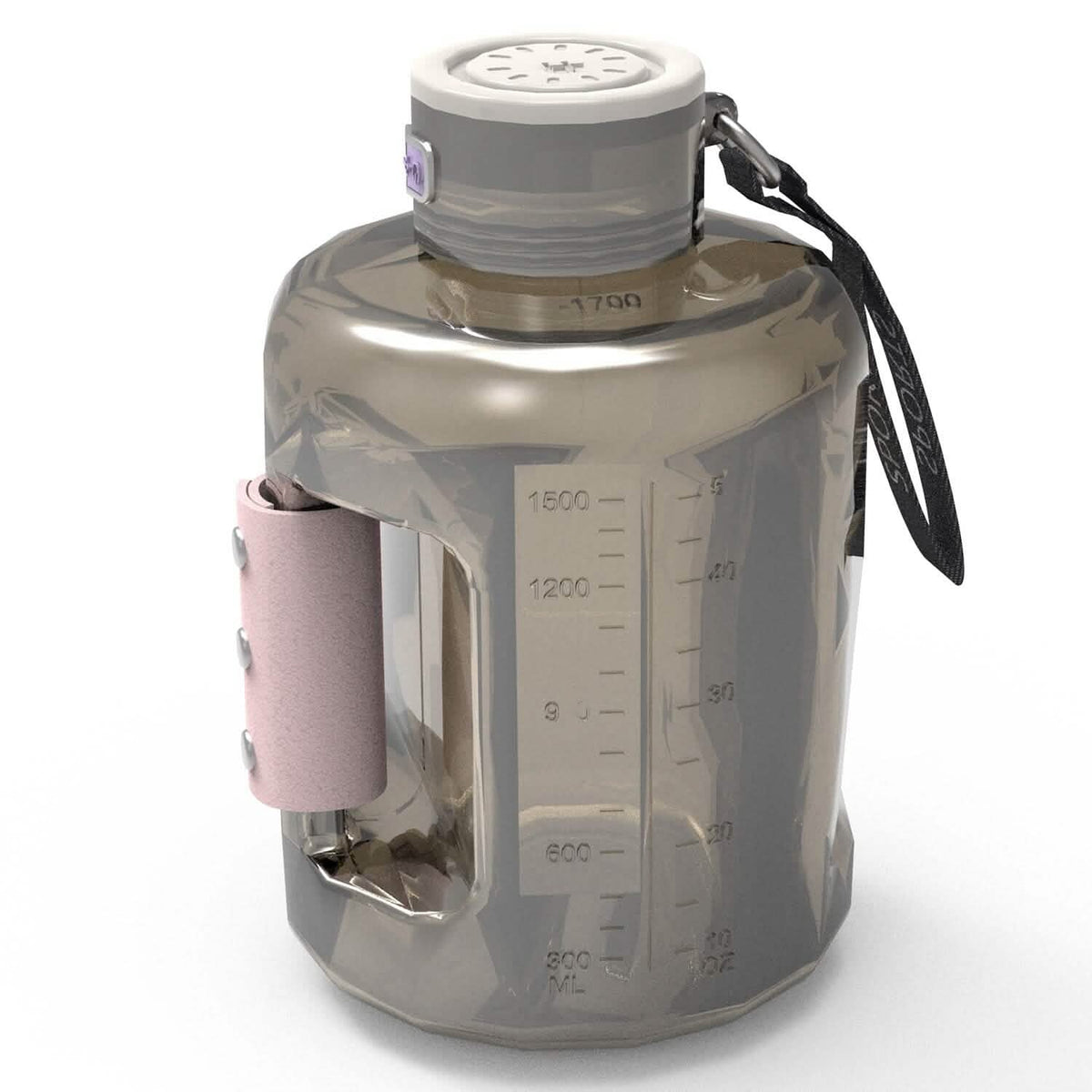 1.5L Large Capacity Portable Rechargeable Hydrogen Water Bottle 6 Min. Quick Electrolysis - A-1 Thread Vault