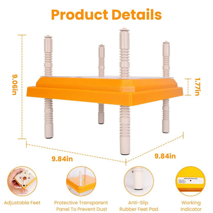 15W Chicken Brooder Heater with Adjustable Height Angle Max 131℉ - A-1 Thread Vault