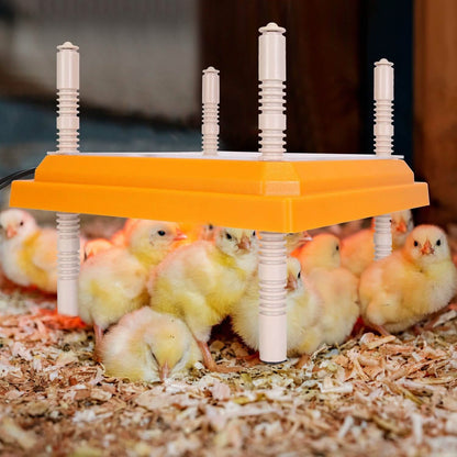 15W Chicken Brooder Heater with Adjustable Height Angle Max 131℉ - A-1 Thread Vault