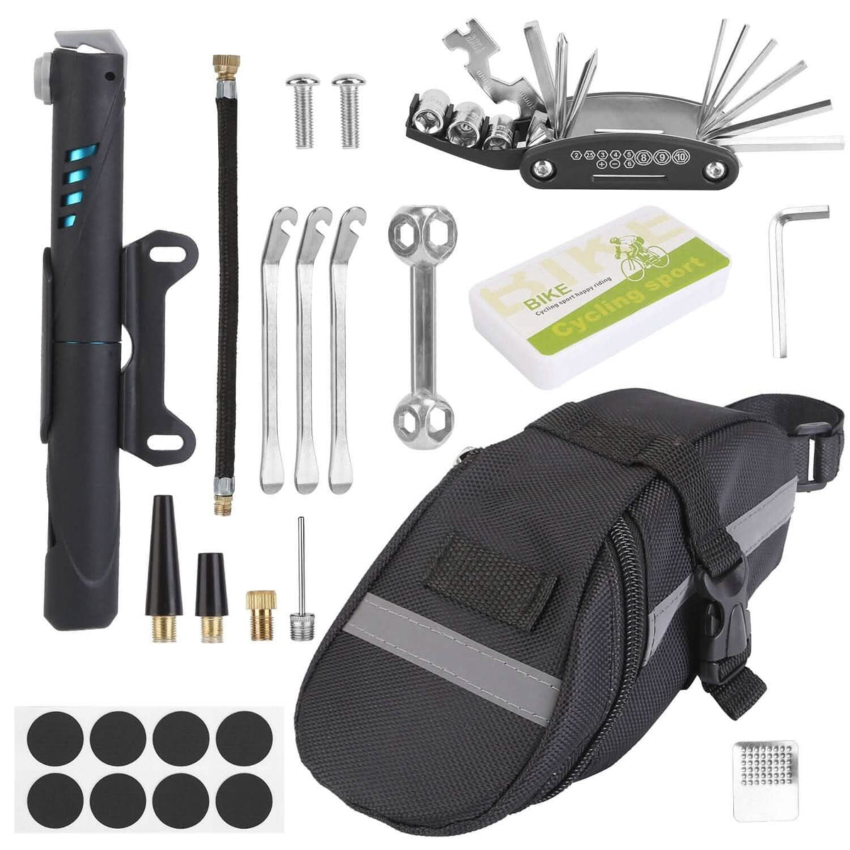 16-in-1 Bicycle Tire Repair Kit - A-1 Thread Vault