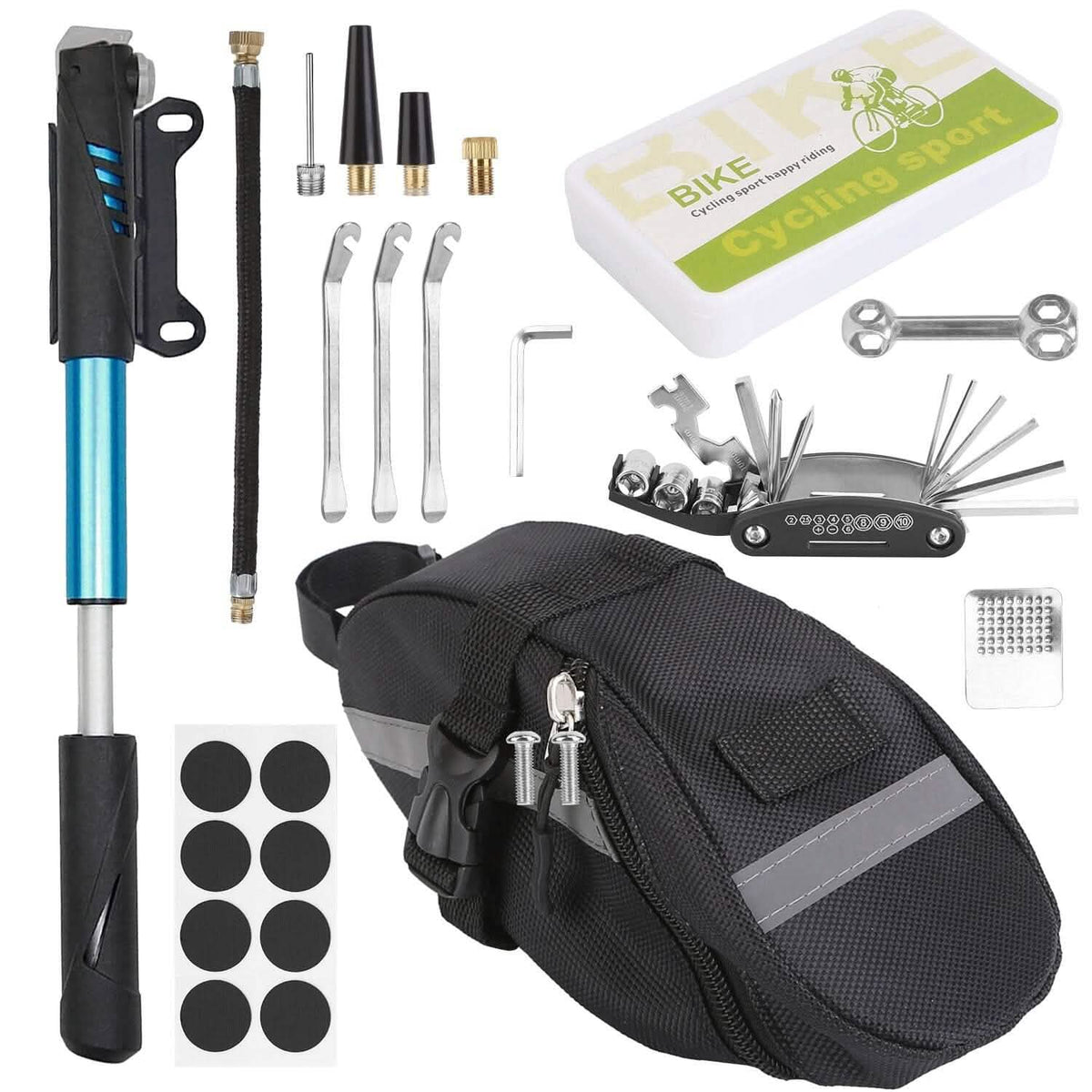 16-in-1 Bicycle Tire Repair Kit - A-1 Thread Vault