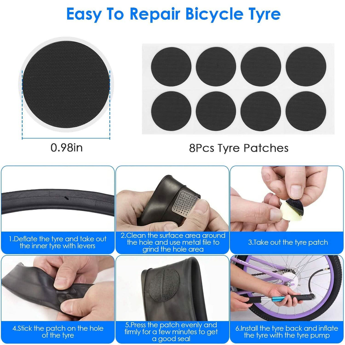 16-in-1 Bicycle Tire Repair Kit - A-1 Thread Vault