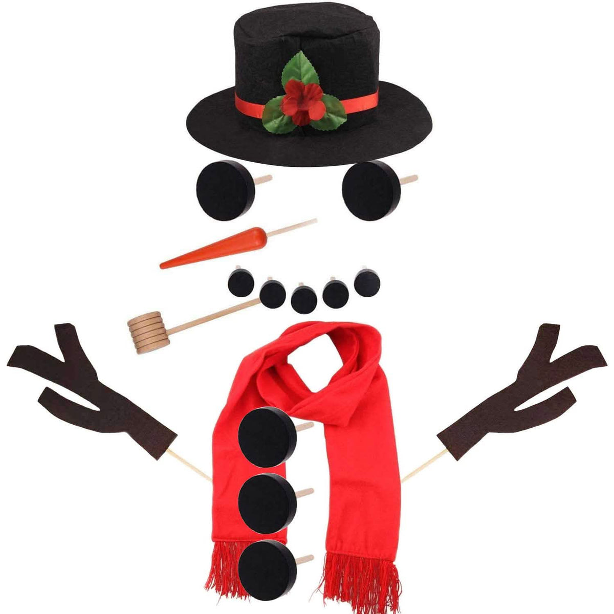16-Piece: Snowman Decorating Dressing Kit - A-1 Thread Vault