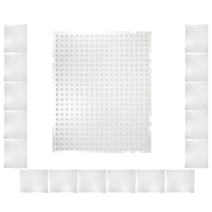 16-Pieces: Deterrent Training Mats with Spikes - A-1 Thread Vault