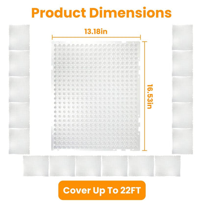 16-Pieces: Deterrent Training Mats with Spikes - A-1 Thread Vault