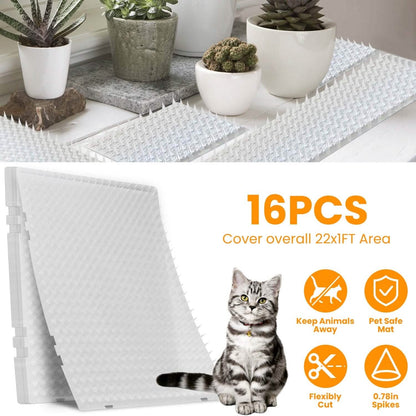 16-Pieces: Deterrent Training Mats with Spikes - A-1 Thread Vault