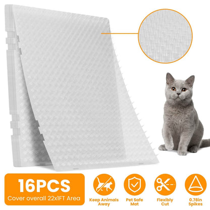 16-Pieces: Deterrent Training Mats with Spikes - A-1 Thread Vault