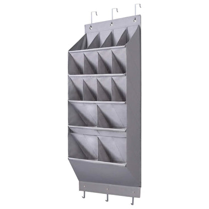 16 Pockets Over The Door Shoe Organizer 5 Tier with 6 Hooks - A-1 Thread Vault