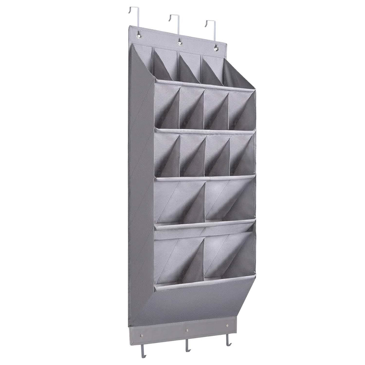 16 Pockets Over The Door Shoe Organizer 5 Tier with 6 Hooks - A-1 Thread Vault
