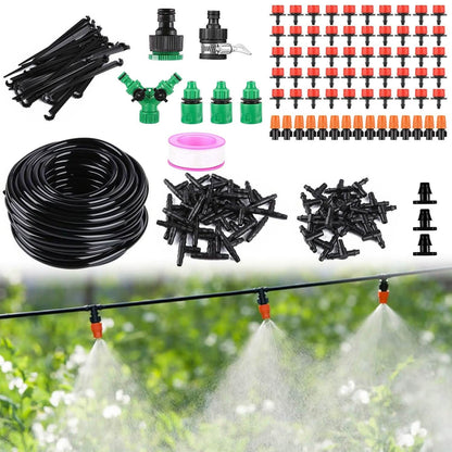 164FT Drip Irrigation Kit Automatic Garden Irrigation System - A-1 Thread Vault